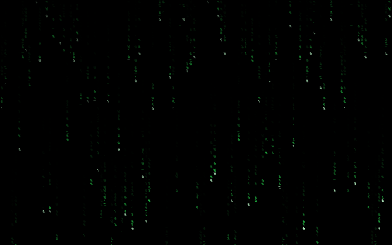 Matrix Rain preset